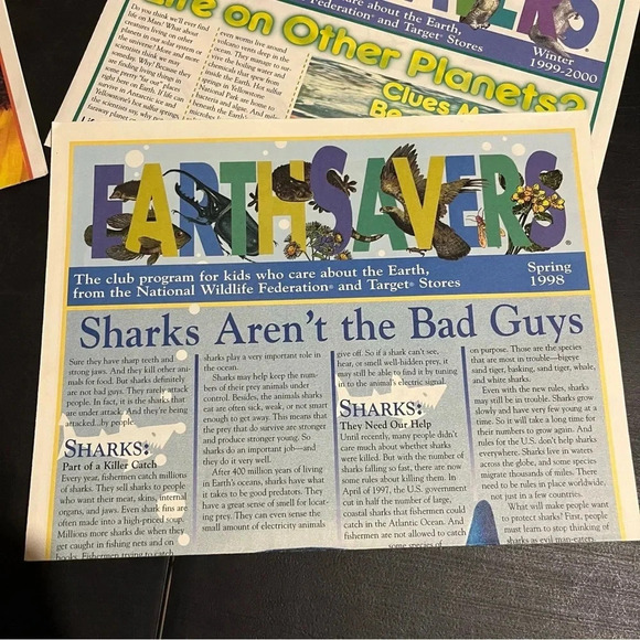 Earth Savers Newspaper VTG Science Summer 1996, 1998 Spring 1998 Winter 2000 - Picture 4 of 7
